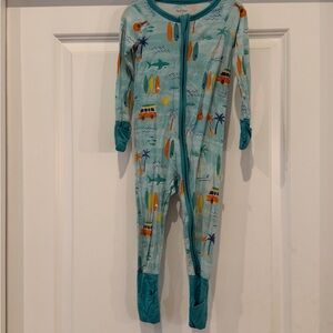 Little Sleepies Zippy in Surf Life Print